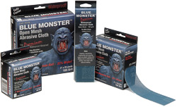 Blue Monster abrasive cloth